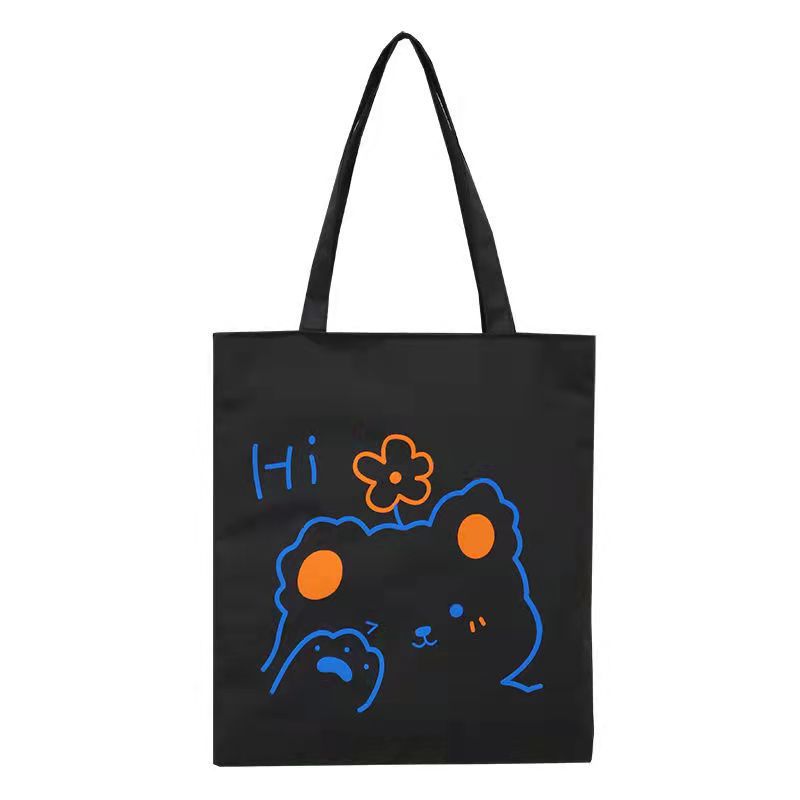 Canvas Bag Female Student Korean Version Large Capacity Simple Shoulder Bag Handbag To Picture Wholesale