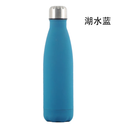 Source Factory Cross-border Exclusive Supply of Amazon 304 Stainless Steel Sports Kettle Gift Cup Coke Bottle Thermos Cup