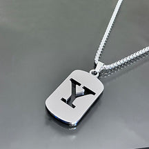 Hot-selling High-end Hollow Letter Titanium Steel Necklace Men's and Women's Clothing Stainless Steel Accessories Niche Jewelry Wholesale