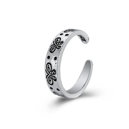 Hot-selling Micro-inlaid Zircon Wrapped Snake Ring Women's Niche Design Sense Fashion Personality Index Finger Ring