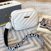 Women's Bag Personalized Embroidery Shoulder Camera Bag Foreign Trade 2025 Korean Version Summer and Autumn New Women's Oblique Span Small Square Bag
