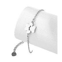 Hot-selling European and American Pet Design Sense Footprint Necklace Personalized Stainless Steel Private Customizable Name Pendant