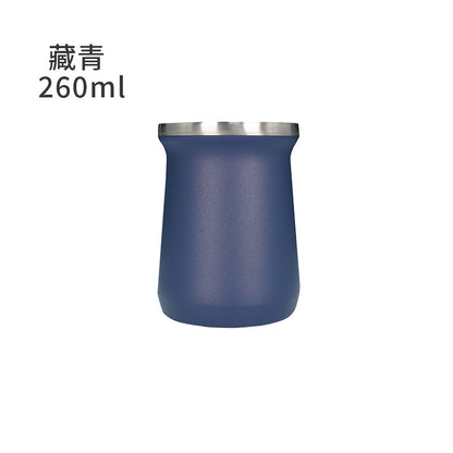 Simple Argentine Mate Tea Cup Thermos Cup 304 Stainless Steel Cross-border 260ml Mate Tea Cup Mate Cup