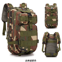 3P Off-road Large-capacity Hiking Backpack Men's Multi-functional Army Camouflage Double Shoulder Sports Outdoor Mountaineering Tactical Backpack