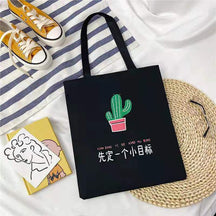 Canvas Bag Female Student Korean Version Large Capacity Simple Shoulder Bag Handbag To Picture Wholesale