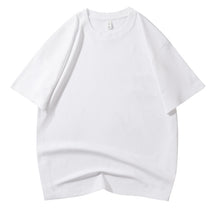 210G Pure Cotton T-shirt Round Neck Solid Color Men's and Women's Same Bottoming Shirt Half-sleeved Spot Short-sleeved T-shirt Casual Summer
