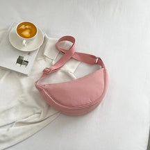 Shoulder Bag Japanese Bag Autumn Women's 2025 New Messenger Bag Versatile Underarm Bag Moon Tooth Bag Fashion Dumpling Bag