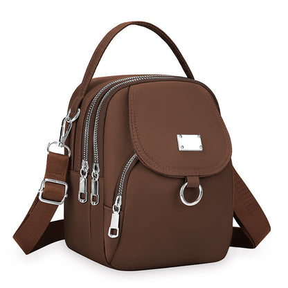 Bags Women's Portable Casual Fashion Oxford Cloth High-end One Shoulder Crossbody Bag Cross-border Women's Crossbody Bag Mobile Phone Bag