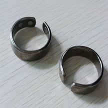 Amazon Popular, European and American Anti-snoring Ring Men's and Women's Dual Magnetic, Magnetic Therapy Health Care Opening Ring Magnet Ring