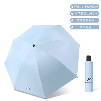 UV Automatic Vinyl Sunscreen Anti-ultraviolet Women's Parasols Advertising Umbrellas Sun Umbrellas Sun Umbrellas Wholesale Can Be Customized Logo