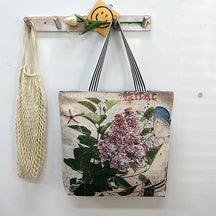 New Gold Silk Single-sided Cloth Bag Foreign Trade Fashion Shoulder Women's Bag Cute Shopping Bag Cross-border Supply Literary Canvas Bag