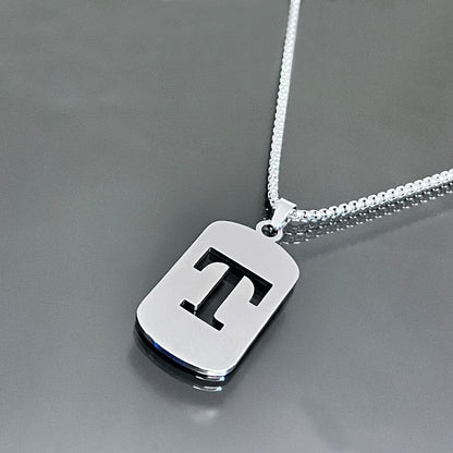 Hot-selling High-end Hollow Letter Titanium Steel Necklace Men's and Women's Clothing Stainless Steel Accessories Niche Jewelry Wholesale