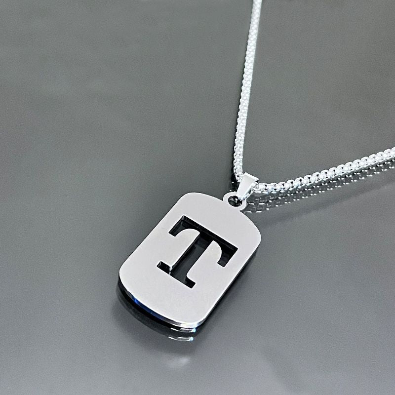 Hot-selling High-end Hollow Letter Titanium Steel Necklace Men's and Women's Clothing Stainless Steel Accessories Niche Jewelry Wholesale