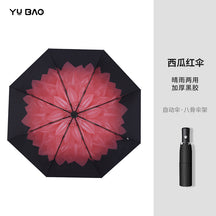 [Special Offer] Manual Vinyl Sunscreen Eye Umbrella UV Protection Women's Three-fold Gift Umbrella Clearance Wholesale