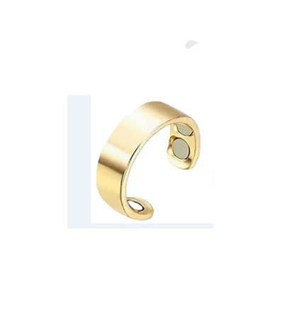 Amazon Popular, European and American Anti-snoring Ring Men's and Women's Dual Magnetic, Magnetic Therapy Health Care Opening Ring Magnet Ring