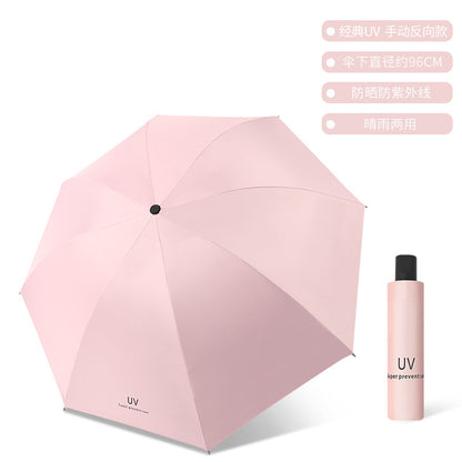 UV Automatic Vinyl Sunscreen Anti-ultraviolet Women's Parasols Advertising Umbrellas Sun Umbrellas Sun Umbrellas Wholesale Can Be Customized Logo
