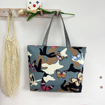 Manufacturer's New Printed Canvas Bag Wholesale Leisure Commuter Women's Fashion Portable Underarm Bag Cross-border Foreign Trade Women's Bag