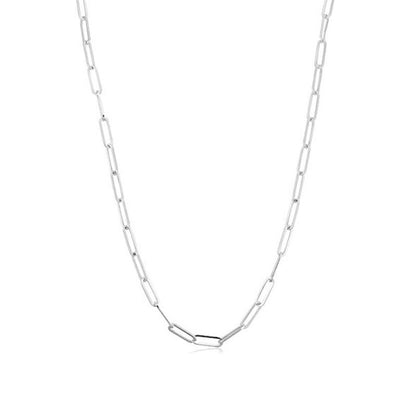 Hot-selling Paperclip Thick Chain Necklace Unisex, Hip-hop Punk Simple Neck Chain Collarbone Chain Wholesale