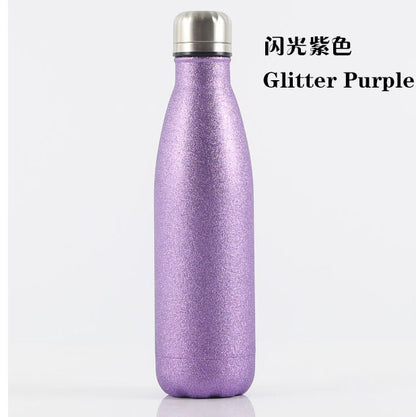 Source Factory Cross-border Exclusive Supply of Amazon 304 Stainless Steel Sports Kettle Gift Cup Coke Bottle Thermos Cup