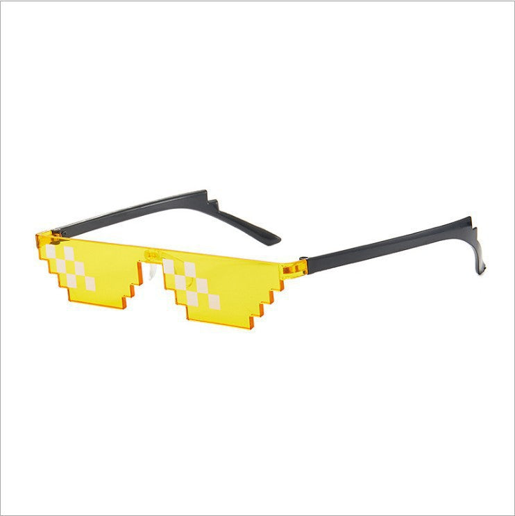 New Mosaic Glasses, Two-dimensional Sunglasses, My World Personalized Pixel Sunglasses Wholesale