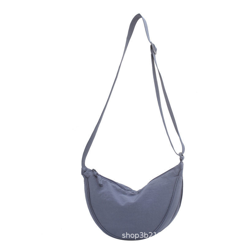 Shoulder Bag Japanese Bag Autumn Women's 2025 New Messenger Bag Versatile Underarm Bag Moon Tooth Bag Fashion Dumpling Bag