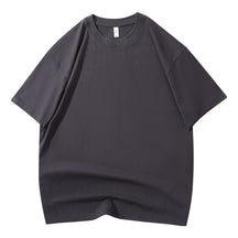 210G Pure Cotton T-shirt Round Neck Solid Color Men's and Women's Same Bottoming Shirt Half-sleeved Spot Short-sleeved T-shirt Casual Summer