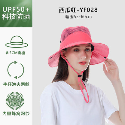 Fisherman Hat Men's Outdoor UV Protection Sun Hat Mountaineering Fishing Sun Hat Cycling Sun Hat Sun Hat