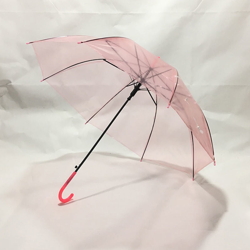 Transparent Umbrellas Wholesale Long-handled Umbrellas Internet Celebrities Automatic Umbrellas Advertising Umbrellas Can Be Ordered in Batches At Low Prices