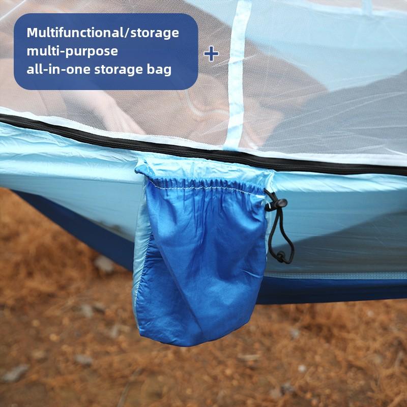 Portable Single Double Mosquito Net Hammock Outdoor Camping with Mosquito Net Hammock Anti-mosquito Camping Mesh Mosquito Net Hammock