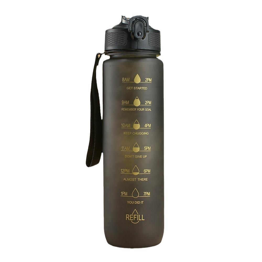 Gradual Change bottle, Gradual Change Color Outdoor Matte 1000ml Sports Water Cup