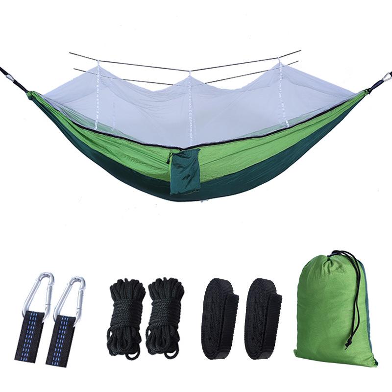 Portable Single Double Mosquito Net Hammock Outdoor Camping with Mosquito Net Hammock Anti-mosquito Camping Mesh Mosquito Net Hammock