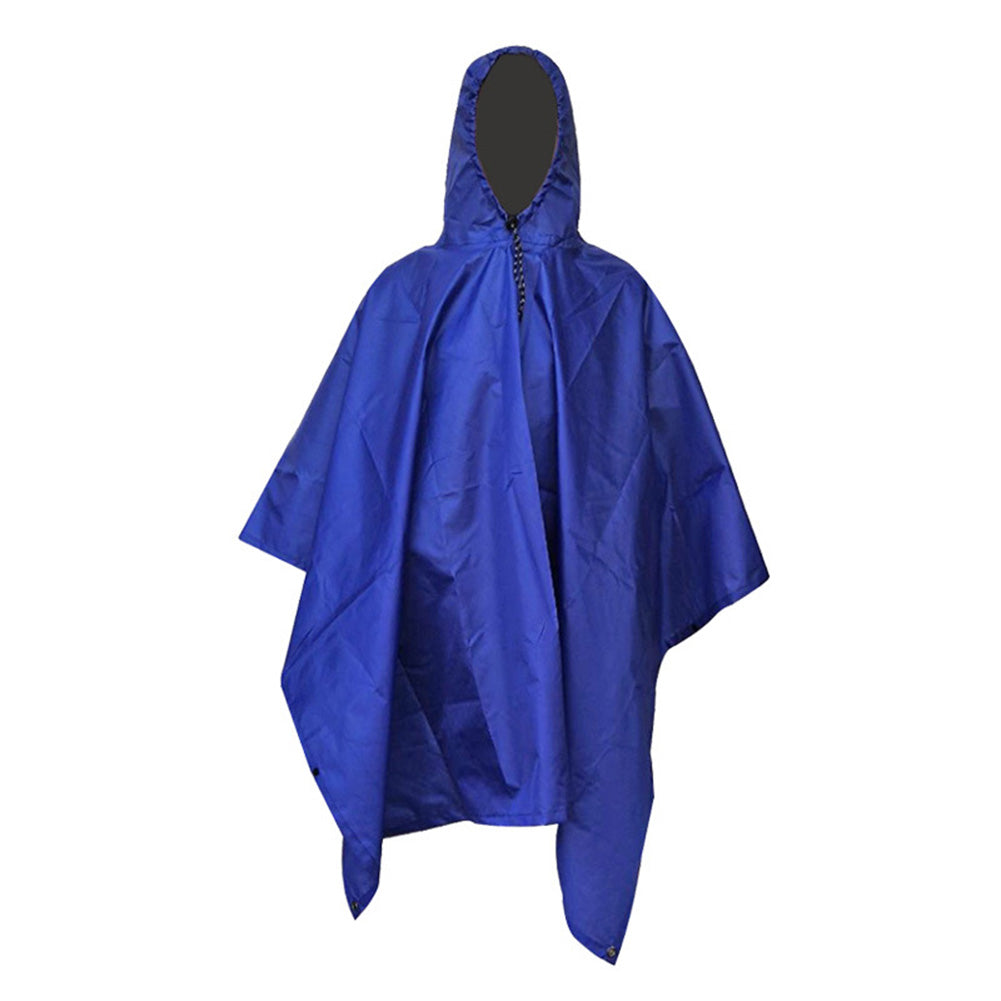 【User-friendly】 3 in 1 Waterproof Long Rain Coat Jacket Hooded Poncho for Outdoor Hiking Travel Fishing Motorcycle Rain Rainwear Suit