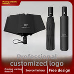 UV Umbrella Customized Weather and Rain Umbrella Manual Sunscreen Folding Sun Umbrella Parasol Anti-ultraviolet Manufacturer Wholesale
