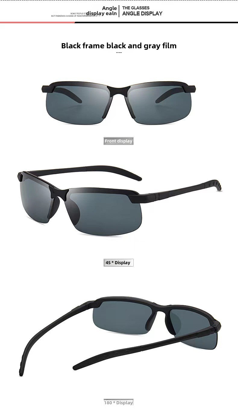 New 3043 Men's Polarized Color-changing Sunglasses, Driving Fishing Outdoor Color-changing Sunglasses, Day and Night Sunglasses