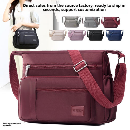 Casual Nylon Cloth Women's Bag Versatile Messenger Bag Fashionable Commuter New Simple and Lightweight Large-capacity Women's Shoulder Bag